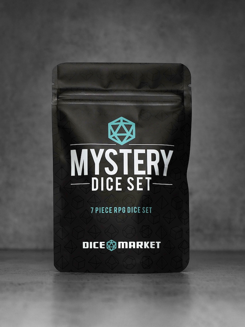 Juego de dados misteriosos de Dice Market: dados misteriosos de bolsa ciega de 7 piezas imagen 4