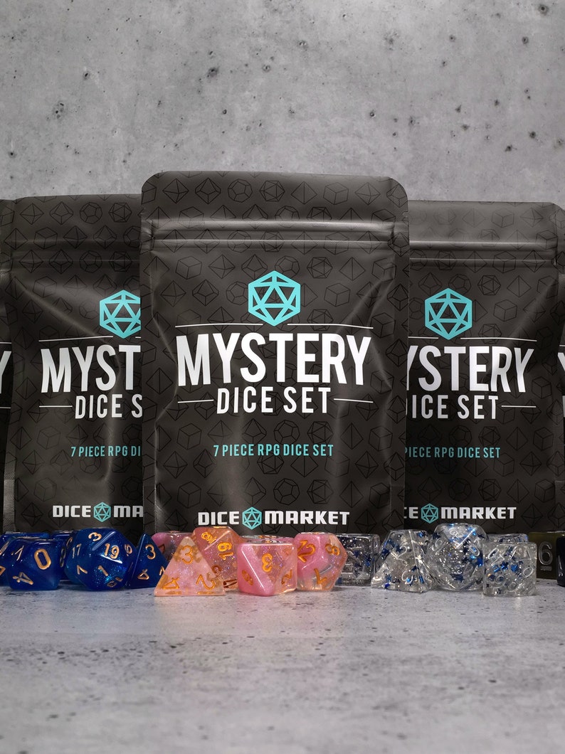 Dice Market Mystery Dice Set 7pc blind bag mystery dice image 1