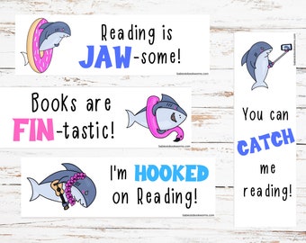 Printable Bookmarks Template Printable Bookmarks Set - Etsy