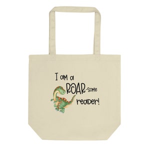 Dinosaur Tote Bag for Kids