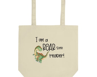 Dinosaur Tote Bag for Kids