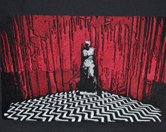 Twin Peaks Black Lodge Embroidered Back Patch - Fire Walk With Me