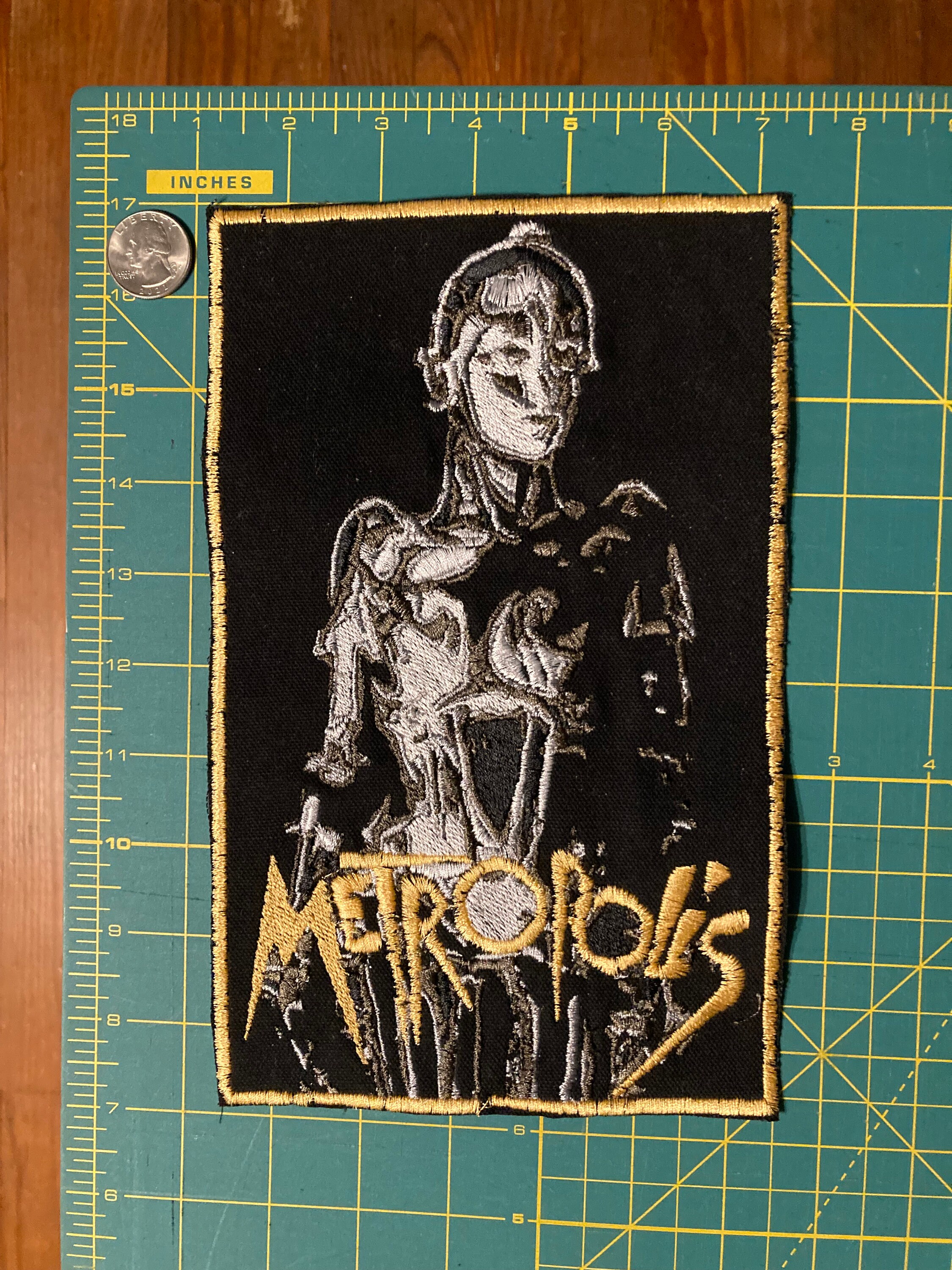 Metropolis Rangers Patch Metropolis Robot Large Embroidered Back Patch - Dystopian Sci-fi - Etsy
