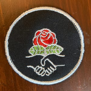 DSA Embroidered Patch | Democratic Socialists of America Logo, Sew-On