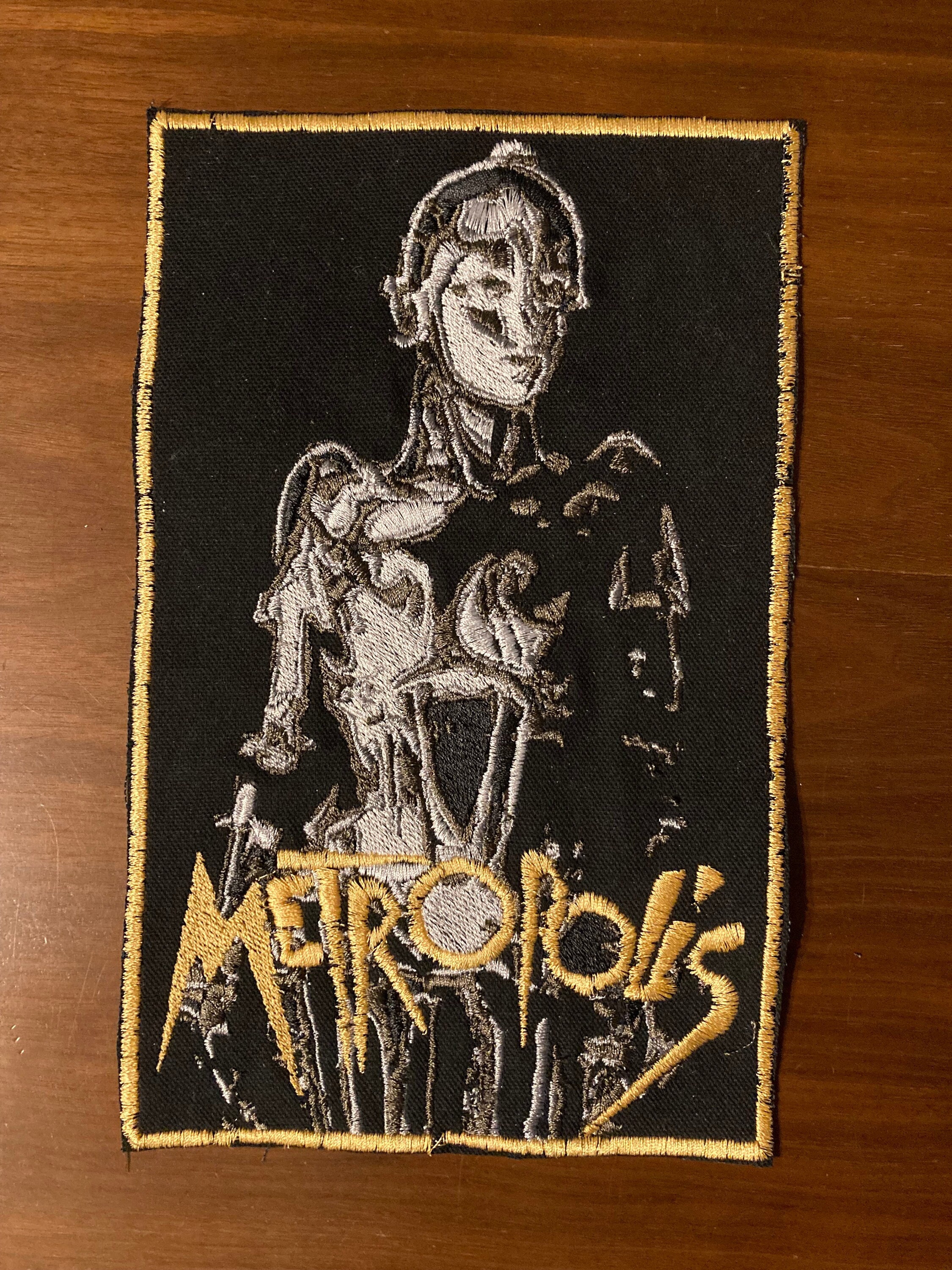 Metropolis Rangers Patch Metropolis Robot Large Embroidered Back Patch - Dystopian Sci-fi - Etsy