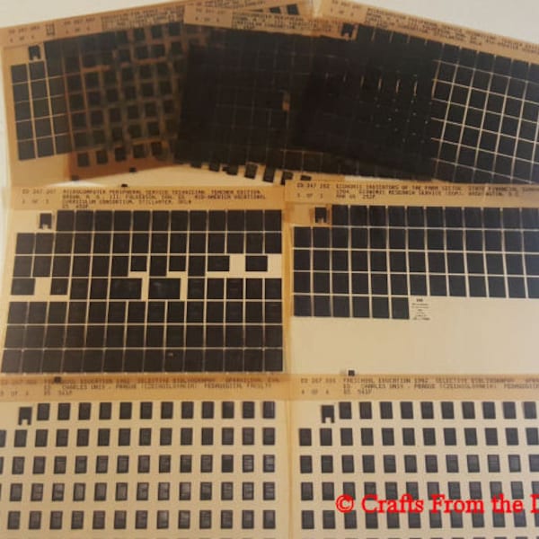 Microfiche / Micro film x 25 Sheets