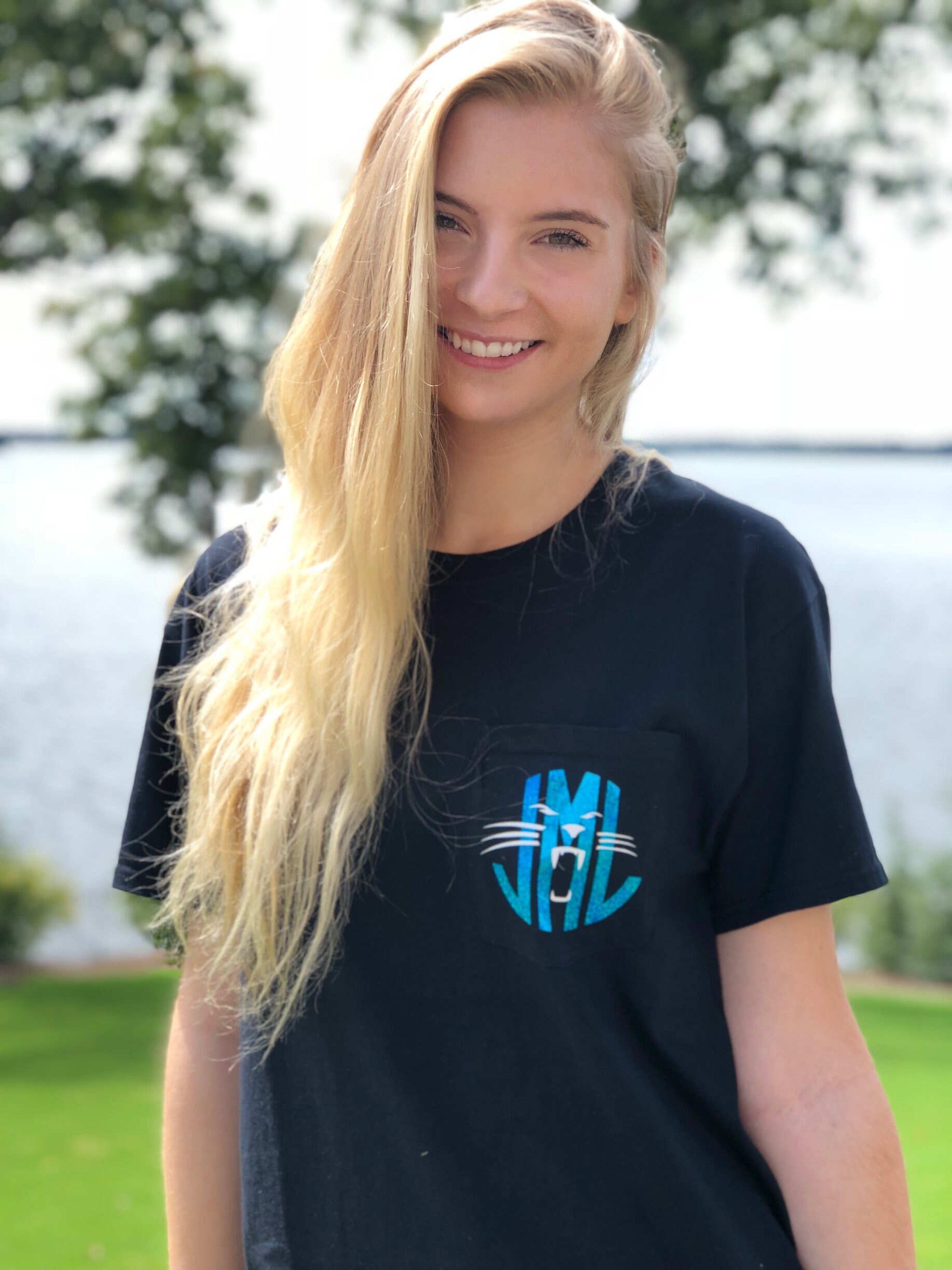 panthers monogram shirt