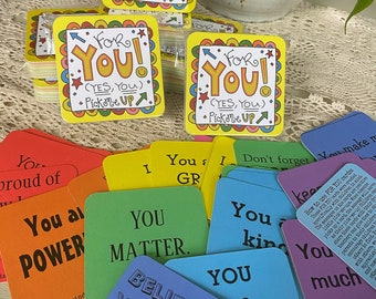 FOR YOU! Pick-Me-Up Cards Notes for Children