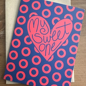 My Sweet One Valentine's Love Greeting Card Phish lyrics image 1