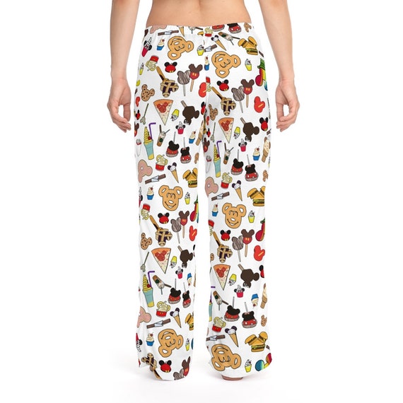 Theme Park Sweet Treats Women's Pajama Pants // Sizes XS-2XL // Travel,  Lounge Wear, Disney Vacation, Casual Clothing // Made in USA -  Hong  Kong