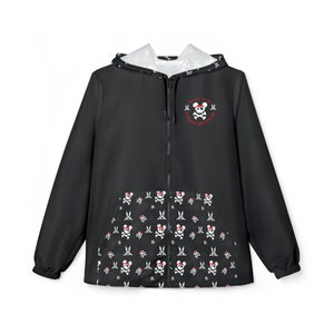 Maus Piratenleben Unisex Windbreaker Jacke // XS - 2XL // Reisen, Leichter Mantel // Hergestellt in den USA