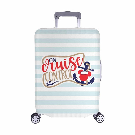 On Cruise Control Luggage Cover // Travel, Suitcase, Fish Extender