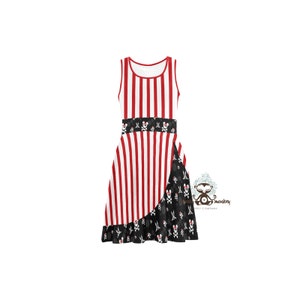 Mouse Pirate Life Women's Sun Dress // Sizes XS-3XL // Travel Dress, Beach, Theme Park, FE Gift, Cruise, Vacation