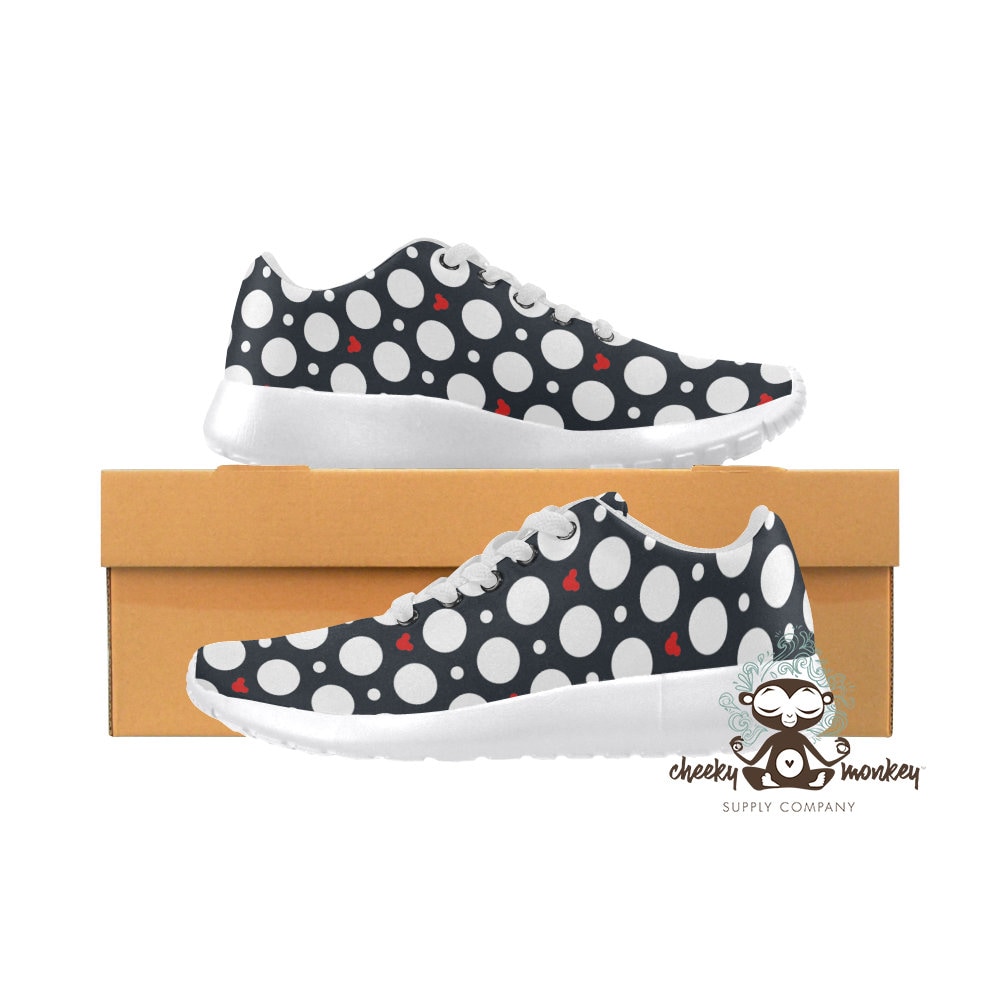 Polka Dot Sneakers Shoes multiple Colors // Travel Beach - Etsy