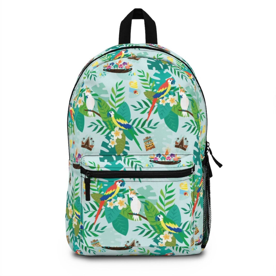 Enchanted Tiki Birds Backpack // Travel Beach Theme Park FE - Etsy ...