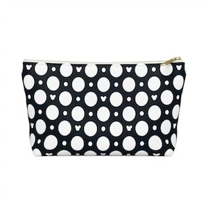 Polka Dot Accessory Case // Travel, Purse, Handbag, Pencil Case, Cosmetics Bag, Document Organizer, FE Gift, Toiletry Bag