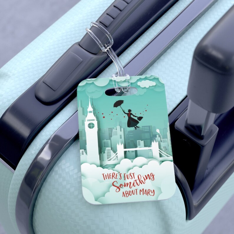Mary Over London Luggage Tag Fish Extender Gift FE Gift Disney Vacation Party Favor Wedding Bag Tag Cruise
