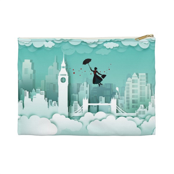 Mary Over London Store-All Accessory Pouch // Travel, Purse, Handbag, Cosmetics Bag, Document Organizer, FE Gift, Luggage