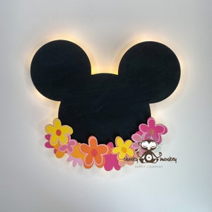 Hawaiian Mouse Personalized Door Magnet // Door Decoration, Disney Cruise, Vacation // Made in USA