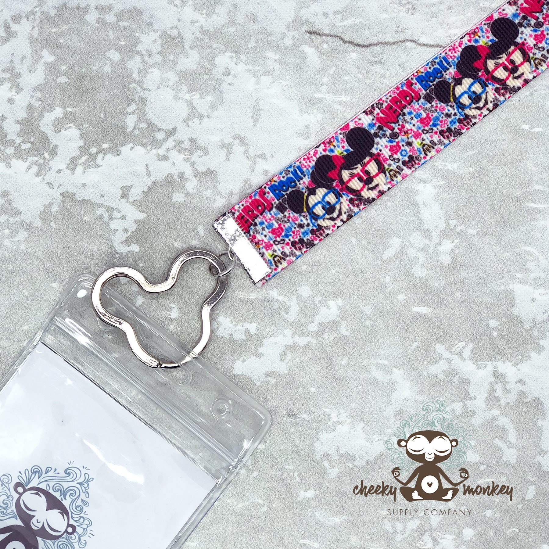 ALICE IN WONDERLAND LANYARD NECK STRAP PIN TRADING ID HOLDER
