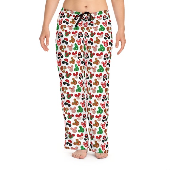 Chrismouse Cookies Women's Pajama Pants // Sizes XS-2XL // Travel, Lounge  Wear, Disney Vacation, Casual Clothing // Made in USA 