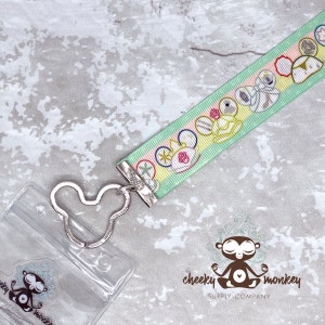 Princess Mouse Ears Lanyard // Pin Trading, Fast Passes, Hotel Room Key, ID Badge, Fish Extender, Work, Vacation // Made in USA