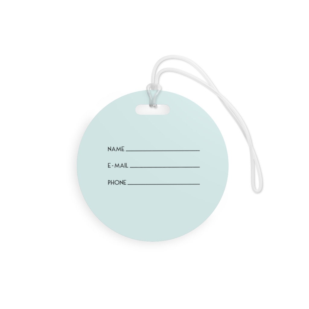 Enchanted Tiki Birds Luggage Tag // Fish Extender Gift, Bag Tag, FE ...