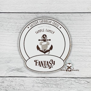 Cruise Medallion Door Magnet // 5 Designs // Door Decoration, Disney Cruise, Vacation // Made in USA