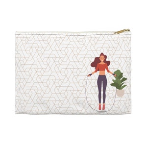 Jump Rope Equipment Storage Pouch // Travel, Purse, Handbag, Cosmetics Bag, Document Organizer, FE Gift, Luggage