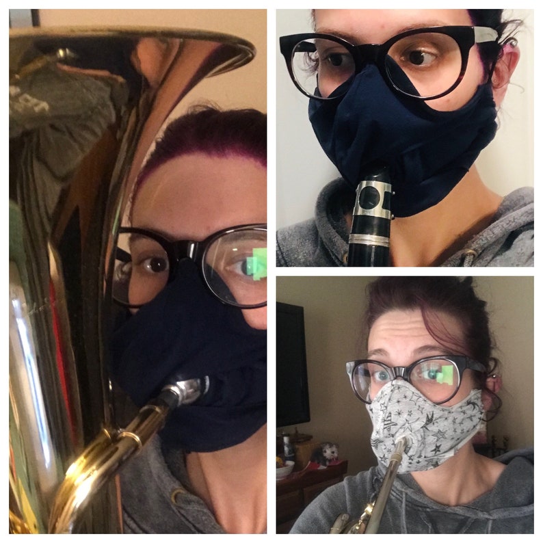 Brass Instrument Face Mask Music Mask Band Mask Etsy