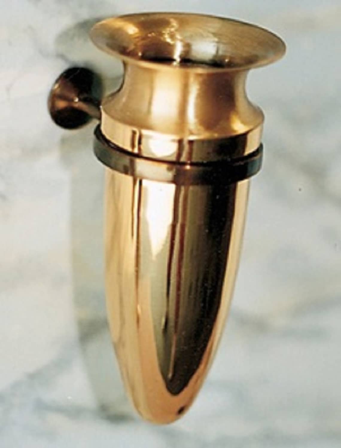 Crypt Mausoleum Niche Vase Bronze Metal 5 Inch Epoxy Mount Etsy