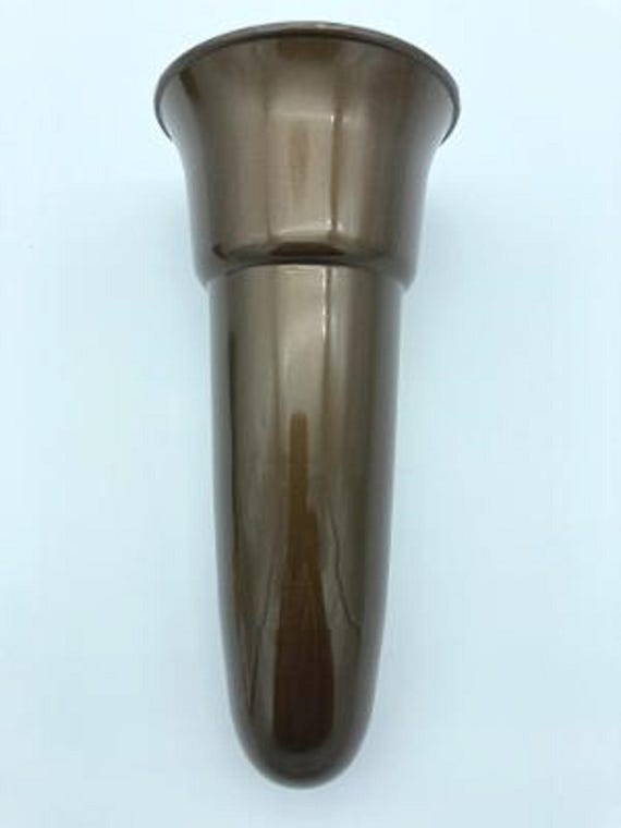 Mausoleum Crypt Injection Molded Brown Plastic Vase (ONLY Replacement; NO Hardware) 8 inch - Royal Duchess
