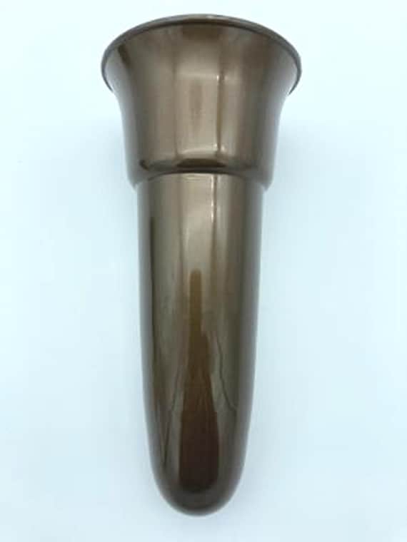 Mausoleum Crypt Vase: Brown Plastic Replacement (5.5 inch)