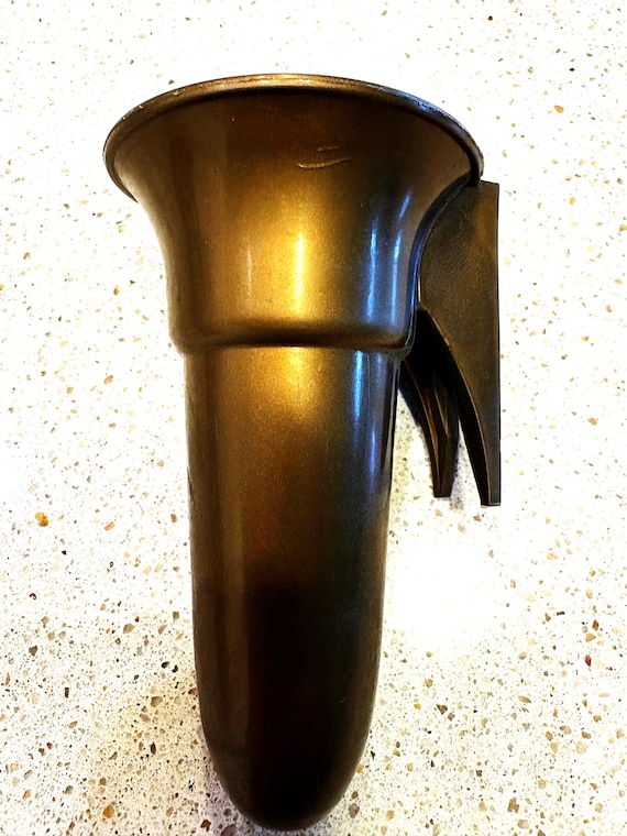 Crypt - Mausoleum GOLD "V" Vase 4 IN - Royal Duchess - No Hardware - Replacement