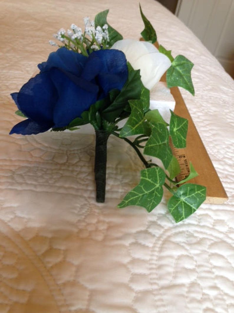 Silk Flower Niche / Crypt Arrangement of Rose Delphinium Etsy