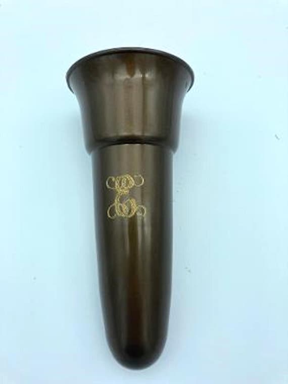 Custom Engraved Crypt Mausoleum Brown Vase (REPLECEMENT VASE) Royal Duchess 8 IN - Add Personal Engraved Initial