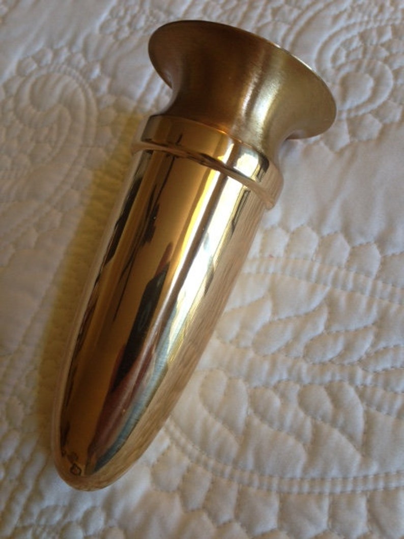 Crypt Mausoleum Niche Vase Bronze Metal 5 Inch Epoxy Mount Etsy