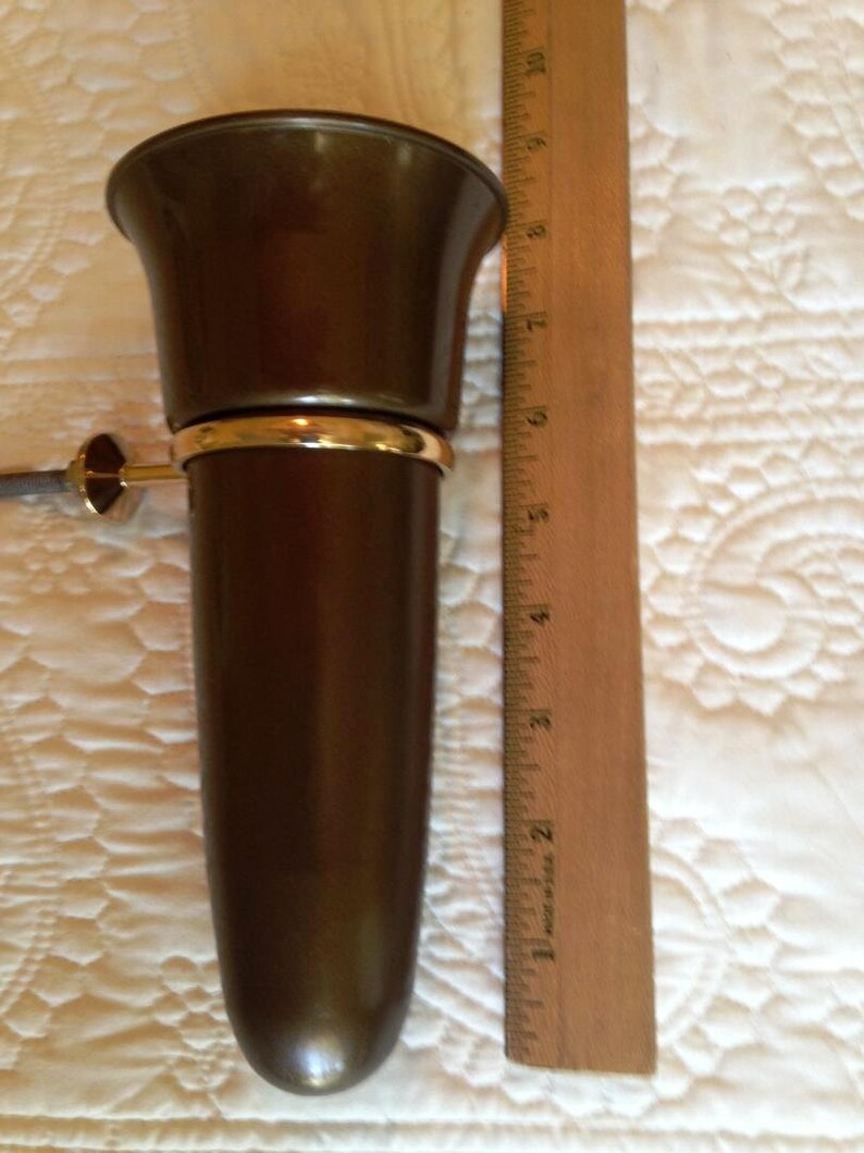 Crypt / Mausoleum Flower Vase 7.75 IN Standard Brite Gold Etsy