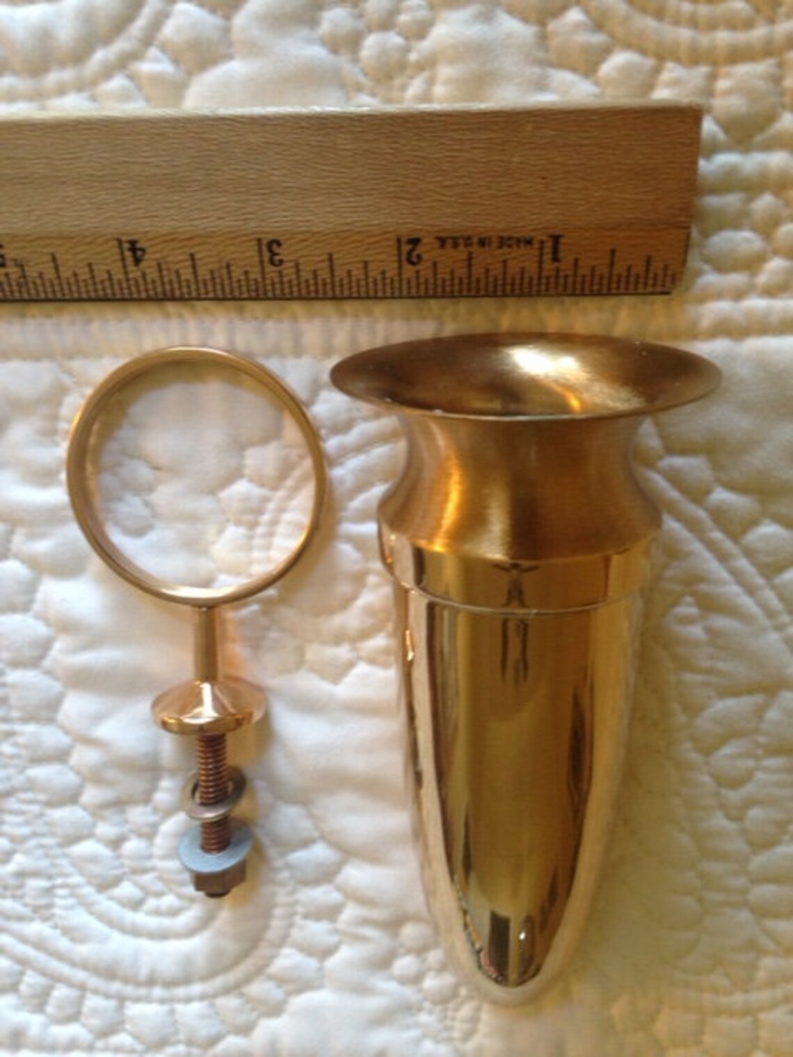 Crypt Mausoleum Niche Vase Bronze Metal 5 Inch Bolt on Etsy