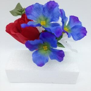 Niche Crypt Artificial Silk Flower Arrangement NO VASE of Rose