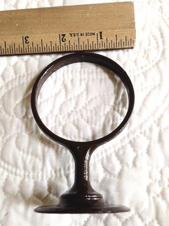Mausoleum Crypt Brown Support Ring with 2 IN Disc Base  for Vase 8 IN  -