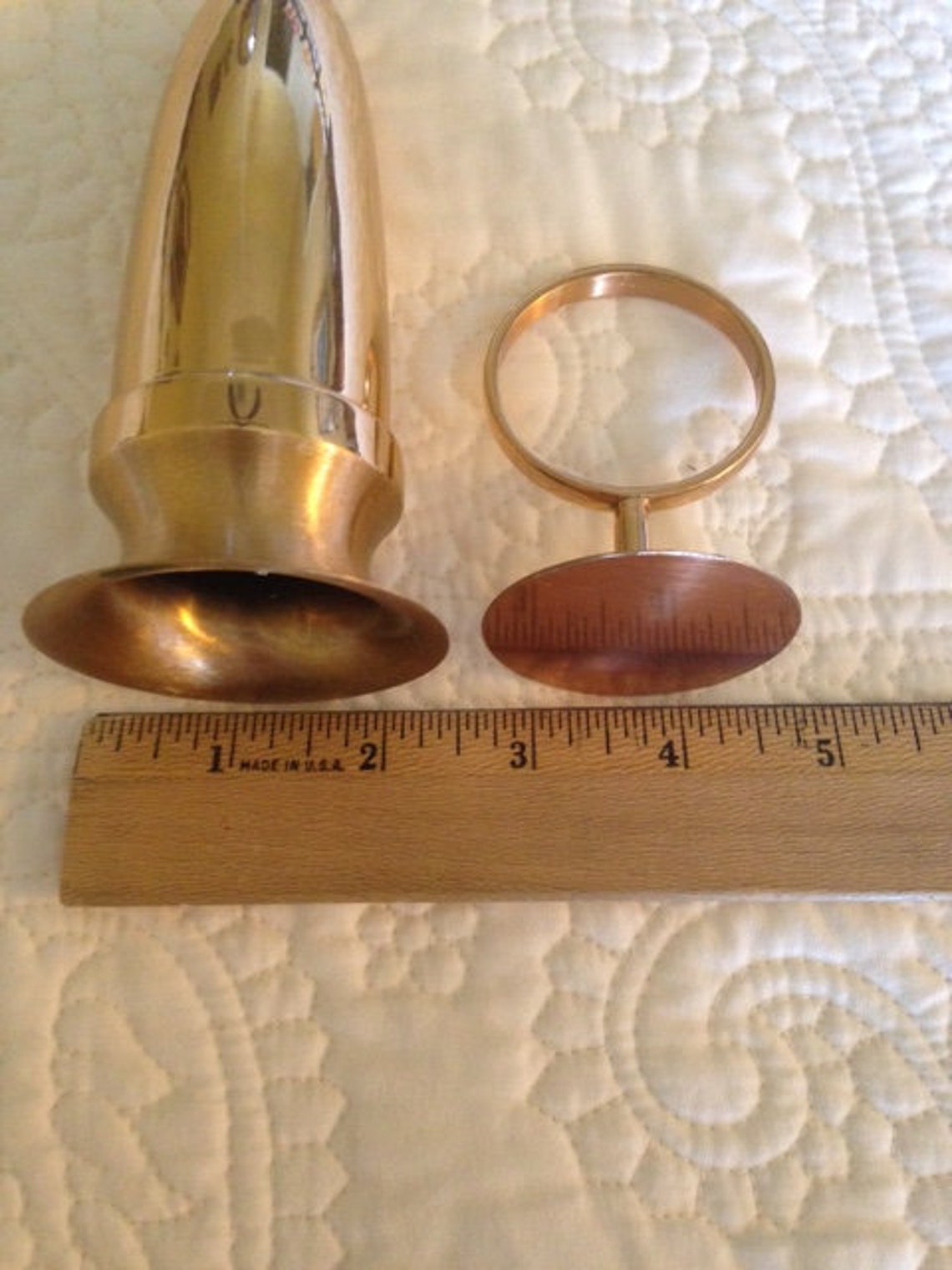 Crypt Mausoleum Niche Vase Bronze Metal 5 Inch Epoxy Mount Etsy