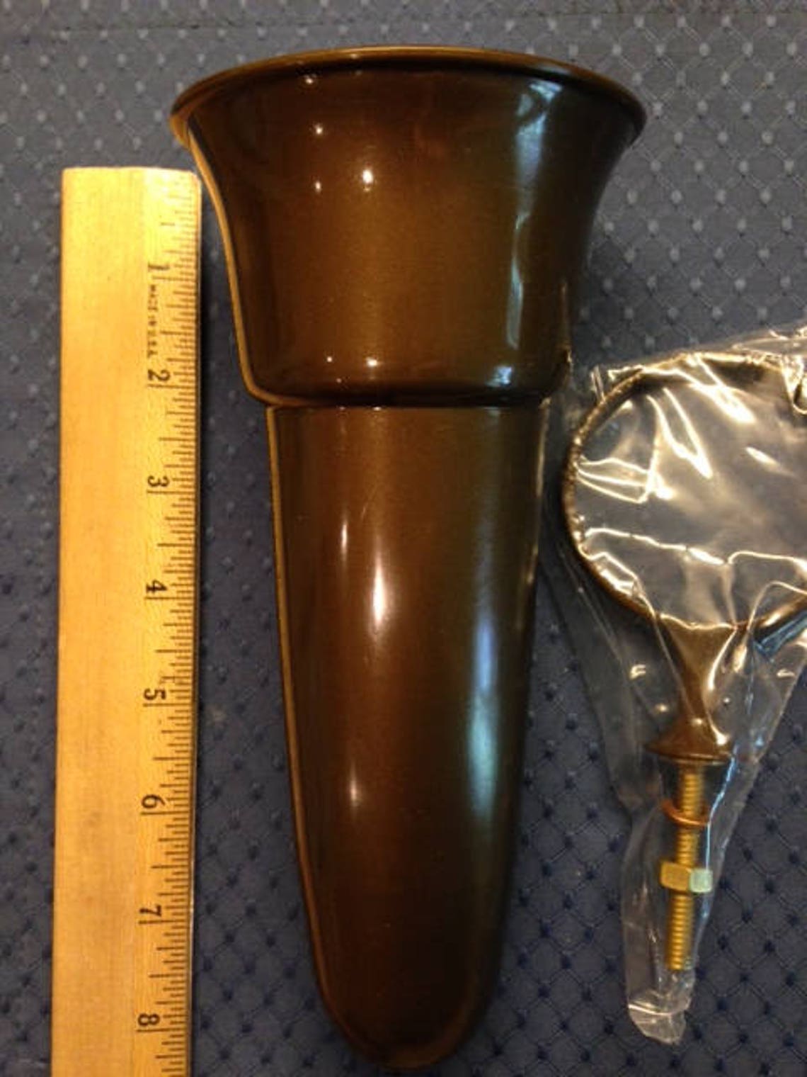 Crypt / Mausoleum Flower Vase 7.75 IN Standard Ring Support Etsy