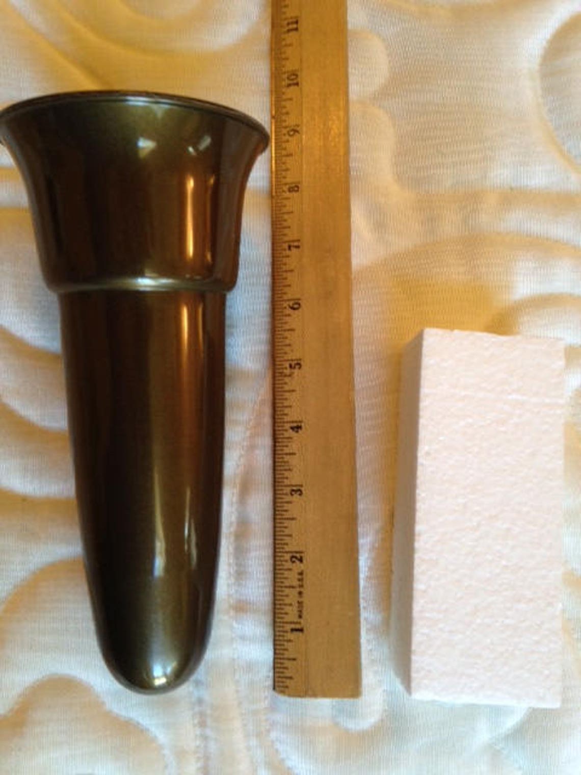 Crypt / Mausoleum Flower Vase 7.75 IN Standard Ring Support Etsy