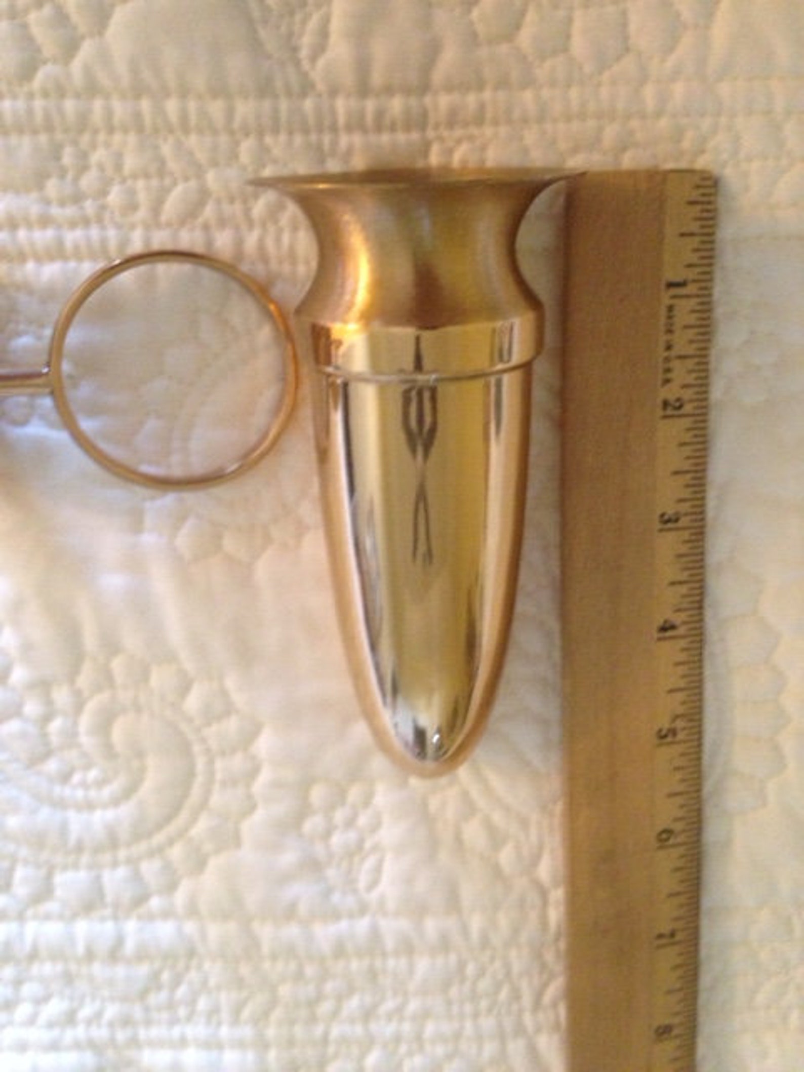 Crypt Mausoleum Niche Vase Bronze Metal 5 Inch Epoxy Mount Etsy