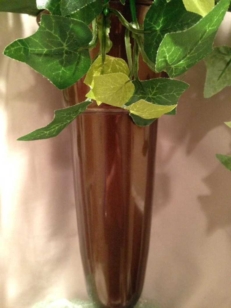 Crypt Mausoleum Vase & Silk Flowers with Ring Bolt Support ...