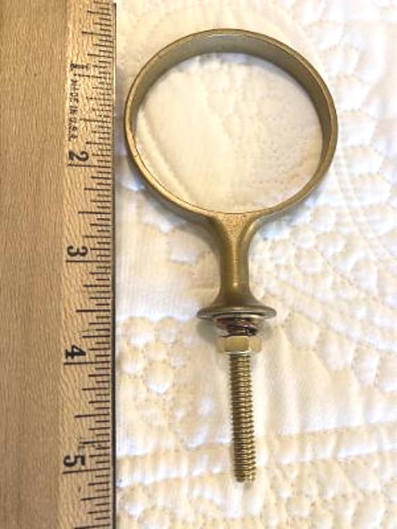 Mausoleum Crypt Old Gold Support Ring with Bolt for Vase 8 IN  -