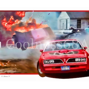 Hooper 3D Style Original Art Print