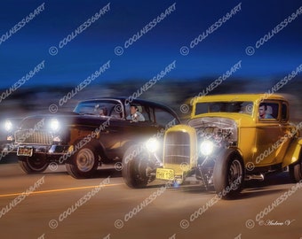 American Graffiti Original Art Print