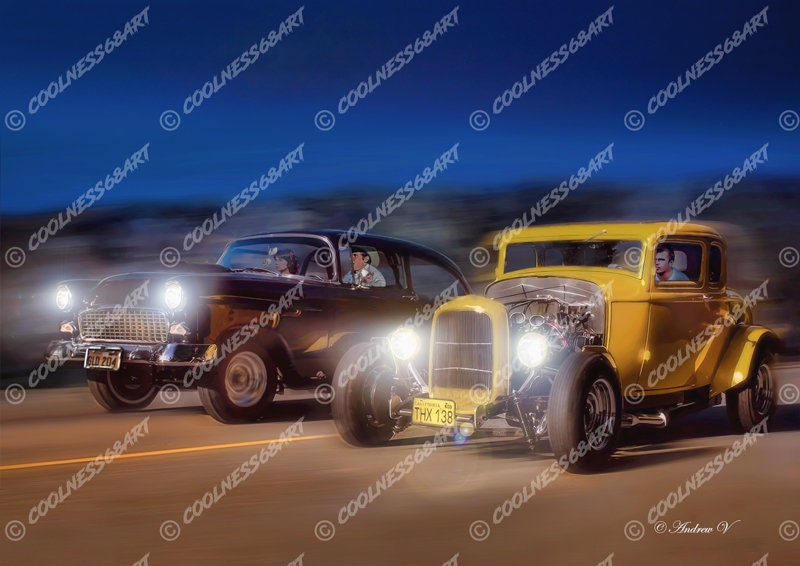 American Graffiti Cars - Etsy